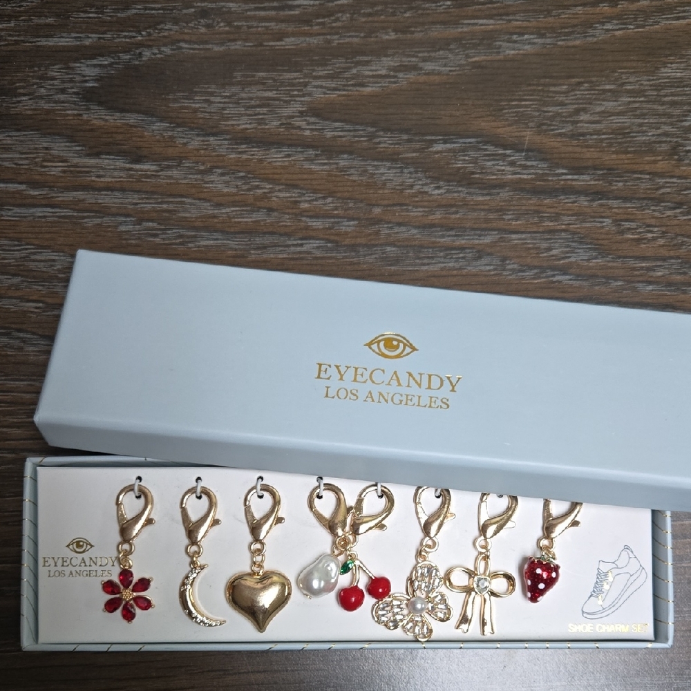 NEW Trendy Eye Candy Gold Shoe or Bag Charm Collection